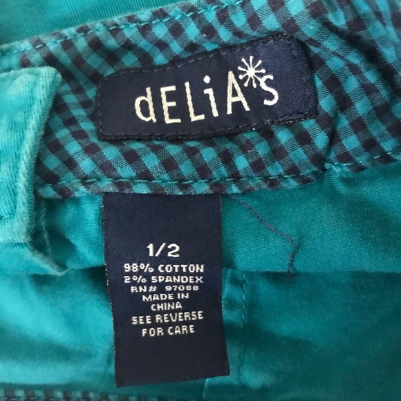 Delia’s Blue Low-Rise Shorts - Picture 4 of 4